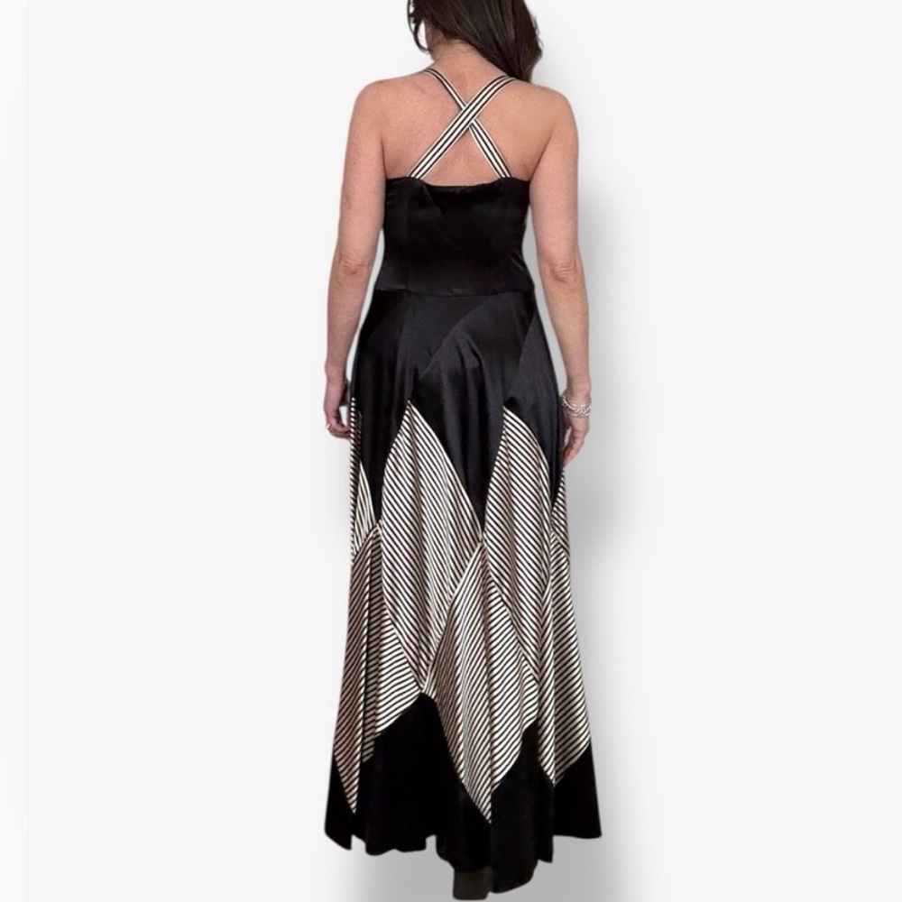 Ralph Lauren Blue Label Silk Maxi Evening Gown - Picture 4 of 12